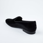 Velvet Slip-On Loafer // Black (Euro: 43)