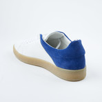Two=Tone Lace-Up Sneaker // White + Blue (Euro: 40)