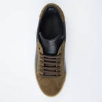 Suede Accent Lace-Up Sneaker // Black + Brown (Euro: 40)