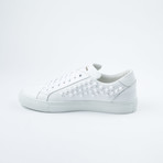 Star-Studded Lace-Up Sneaker // White (Euro: 42)