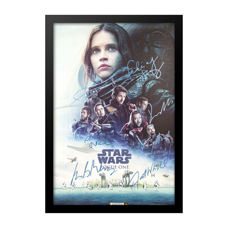 Signed + Framed Poster // Star Wars: Rogue One