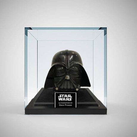 Signed + Framed Mask Collage // Darth Vader
