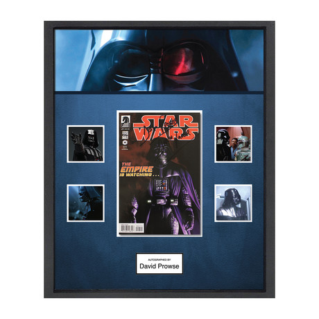 Signed + Framed Collage // Darth Vader