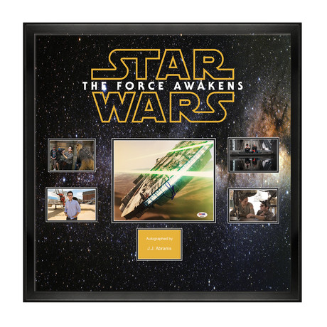 Signed + Framed Collage // Star Wars Episode VII: The Force Awakens // J.J. Abrams