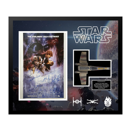 Signed + Framed album Collage // Star Wars Original Soundtrack