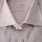 Isaia // Costello Dress Shirt // Beige (US: 15.75)