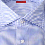 Bellomo Checkered Dress Shirt // Blue (US: 15R)