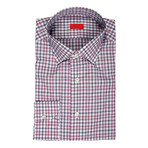 Vito Checkered Dress Shirt // Red (US: 16.5R)