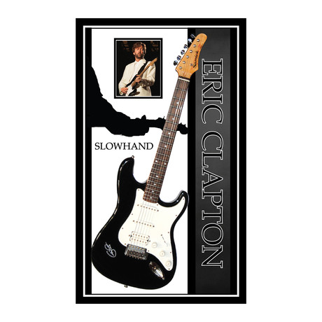 Signed + Framed Guitar // Eric Clapton Autographed Guitar
