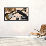 Signed + Framed Guitar // Led Zeppelin