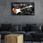 Signed + Framed Guitar // Angus Young