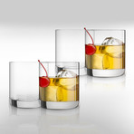 Nova Crystal Old Fashioned Whiskey Glasses // 10 oz // Set of 4