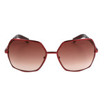 Lagerfeld // Unisex KL230S-26097 Sunglasses // Satin Burgundy