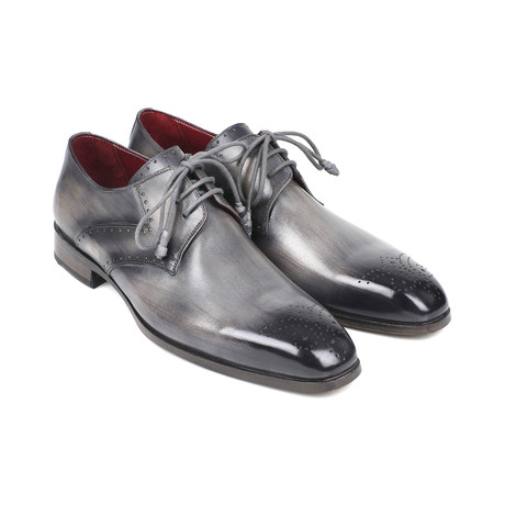 Men's Medallion Toe Derby Shoes // Gray (Euro: 38)