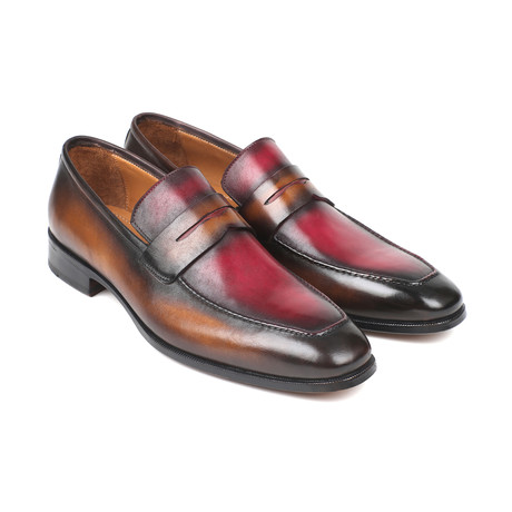 Dual Tone Loafers // Brown + Bordeaux (Euro: 38)