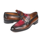 Dual Tone Loafers // Brown + Bordeaux (Euro: 43)