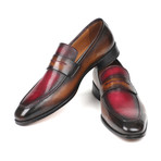 Dual Tone Loafers // Brown + Bordeaux (Euro: 43)