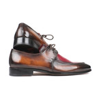 Dual Tone Apron Derby Shoes // Brown + Bordeaux (Euro: 42)