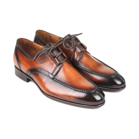 Ghillie Lacing Burnished Dress Shoes // Brown (Euro: 38)