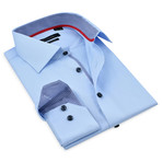 Button-Up Shirt // Light Blue (M)