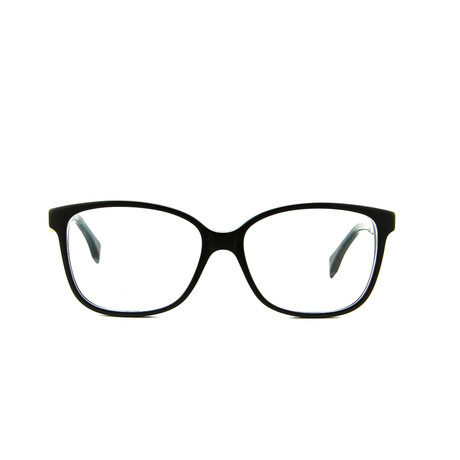Women's FF-0232-807 Eyeglass Frames // Black + Silver