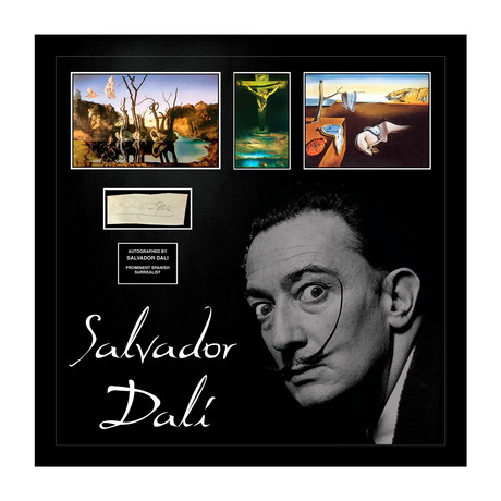 Signed + Framed Collage // Salvador Dalì I