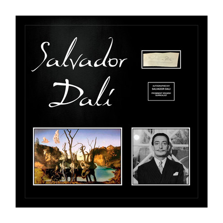 Signed + Framed Collage // Salvador Dalì II