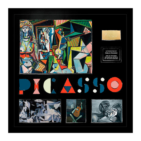 Signed + Framed Collage // Pablo Picasso IV