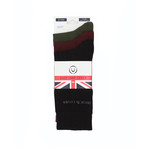 Duck & Cover // Bowker // Set Of 3 Pairs // Black + Red + Green