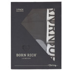 Born Rich // Lustrous // Set Of 3 // Black (S)