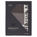 Born Rich // Lustrous // Set Of 3 // Black + Gray + White (S)
