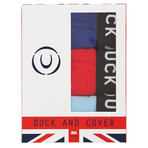Duck & Cover // Cole // Set Of 3 // Red + Blue + Sky Blue (S)