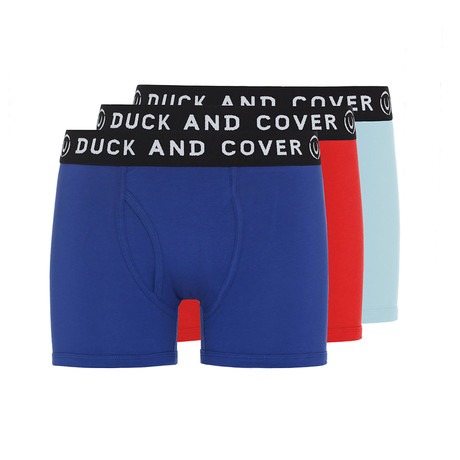 Duck & Cover // Cole // Set Of 3 // Red + Blue + Sky Blue (S)