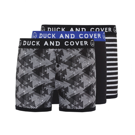 Duck & Cover // Roldan // Set Of 3 // Blue + Gray + Black (S)