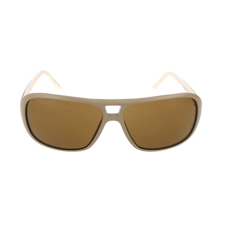 Porsche Design // Women's P8557 Sunglasses // Light Brown Matte + Off
