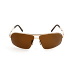 Porsche Design // Men's P8542 Sunglasses // Light Gold