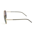 Porsche Design // Men's P8629 Sunglasses // Gold + Green