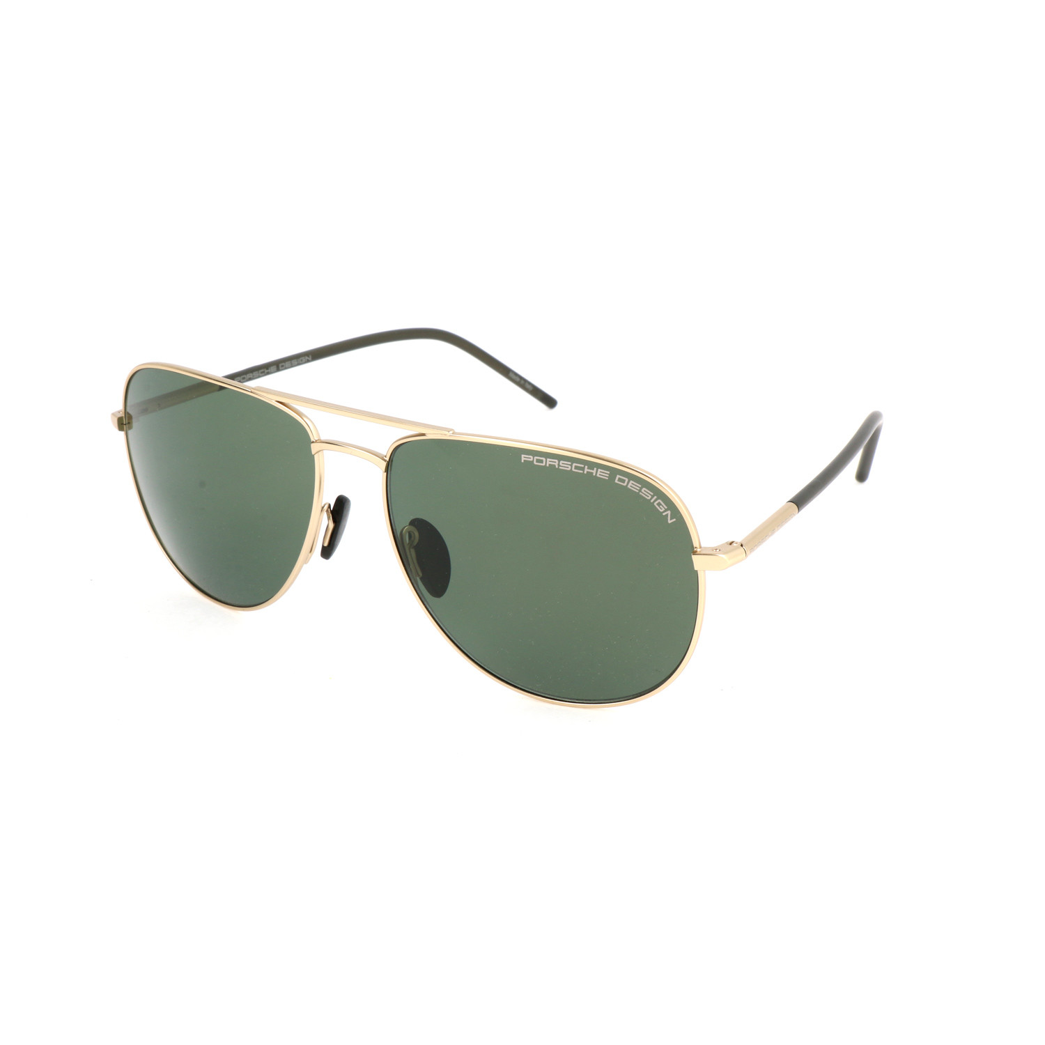 Porsche Design // Men's P8629 Sunglasses // Gold + Green - Porsche ...