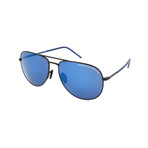 Porsche Design // Men's P8629 Sunglasses // Black + Blue