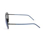 Porsche Design // Men's P8629 Sunglasses // Black + Blue