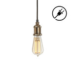 Alton Plug-In Pendant // Bronze