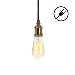 Alton Plug-In Pendant // Bronze