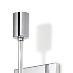 Prospect 2 Light Wall Sconce // Chrome