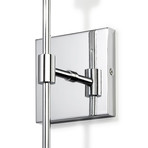 Prospect 2 Light Wall Sconce // Chrome