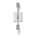 Prospect 2 Light Wall Sconce // Chrome