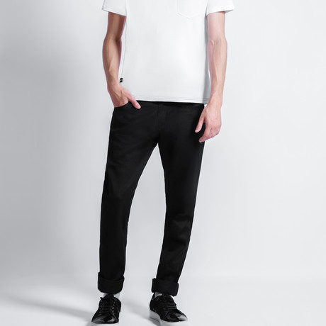 Lightweight Slim Jeans // Black (28WX30L)