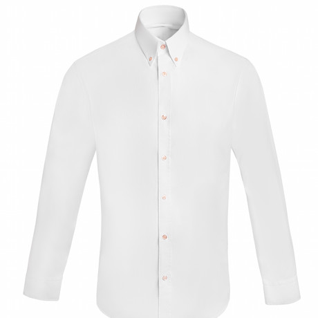 Signature Button-Down Shirt // White (XS)
