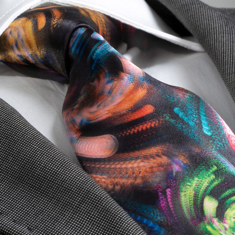 Alfio Silk Tie // Multicolor