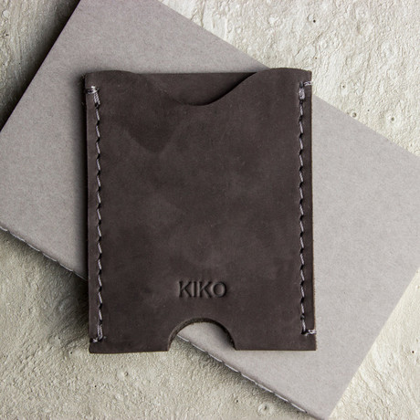 Double Sided Card Case // Brown