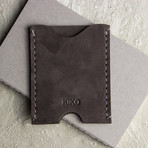 Double Sided Card Case // Brown